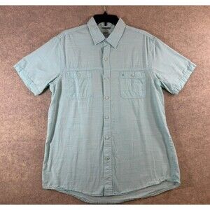 IZOD Saltwater Relaxed Classic Mint Green Button Up Shirt Mens Large L